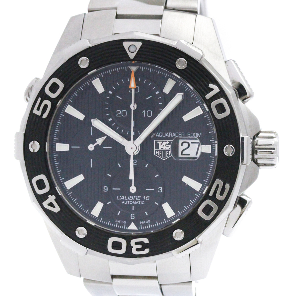 TAG HEUER Aqua Racer Chronograph Automatic Mens Watch CAJ2110 Polished